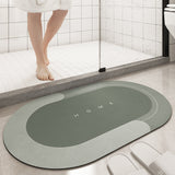 Cushion Bathroom Sliding Door Floor Foot Mat - Minihomy