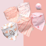 Baby saliva towel Baby Bibs Triangle Double Cotton Bandana Bibs Baby Boys Girls - Minihomy