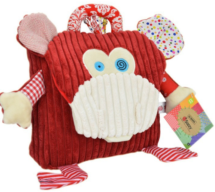 Cute Cartoon Soft Owl Monkey Animals Children Backpack For Baby School Bag - Minihomy