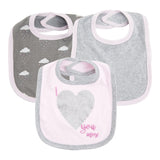 Baby Bib Soft Cotton Baby Drool Bibs Cute Printing Comfortable Drooling and Teething Towel - Minihomy