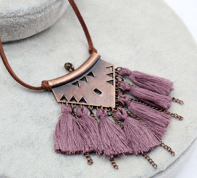 Fringed Hollow Sweater Chain - Minihomy