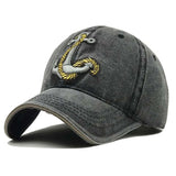 Anchor Embroidered Baseball Cap - Casual Style for All Seasons - Minihomy