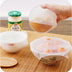 Food Reusable Silicone Stretch Cling Film Saran Wrap Kitchen Microwave Oven Fridge Seal Bowl Cover Pad Kitchen Tools - Minihomy