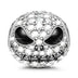 Jack Skull Charm Bead 925 Sterling Silver Beads Charms Black Plated with Cubic Zirconia for Bracelet Necklace Halloween Jewelry Gift - Minihomy