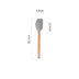 Silicone spatula spatula wooden handle oil brush