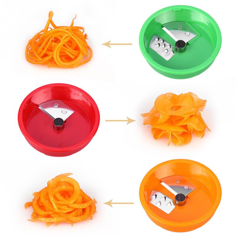 Food Slicer 3 In 1 Potato Spiralizer Multi-function Cutter Vegetable Slicer Kitchen Tools - Minihomy