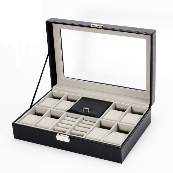 Pu jewelry storage box