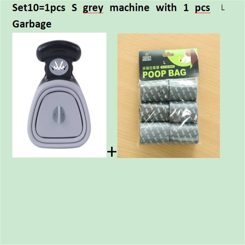 Dog Pet Travel Foldable Pooper Scooper With 1 Roll Decomposable bags Poop Scoop Clean Pick Up Excreta Cleaner - Minihomy