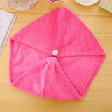 Korean version of coral fleece dry hair cap dry hair towel - Minihomy