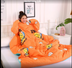 Multifunction Lazy Quilt with Sleeves Winter Warm Thickened Washed Quilt Blanket - Minihomy