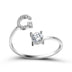 Adjustable 26 Initial Letter Ring Fashion Jewelry For Women - Minihomy