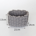 Nordic Wind Hand-woven Thick Cotton Rope Storage Basket - Minihomy