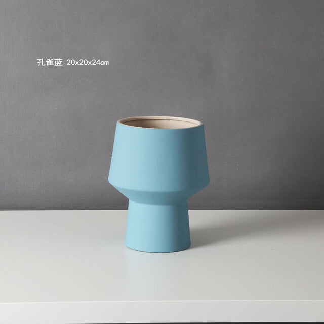 Nordic modern style ceramic vase - Minihomy