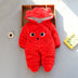 Keep Your Little One Cozy with our Coral Fleece Padded Baby Hooded Romper - Minihomy