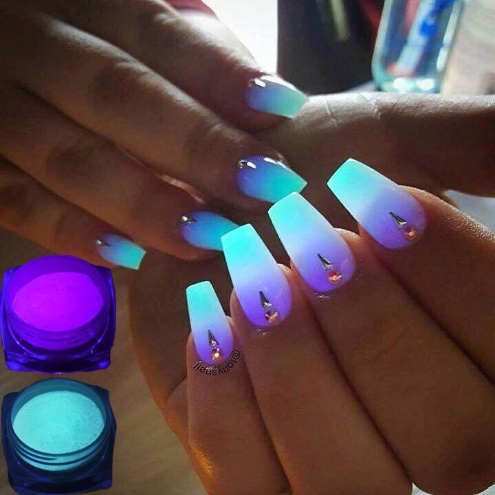 Nail Tool Single Luminous Powder Decoration - Minihomy