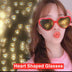 Heart-shaped Lights Become Love Special Effects Glasses Sunglasses - Minihomy