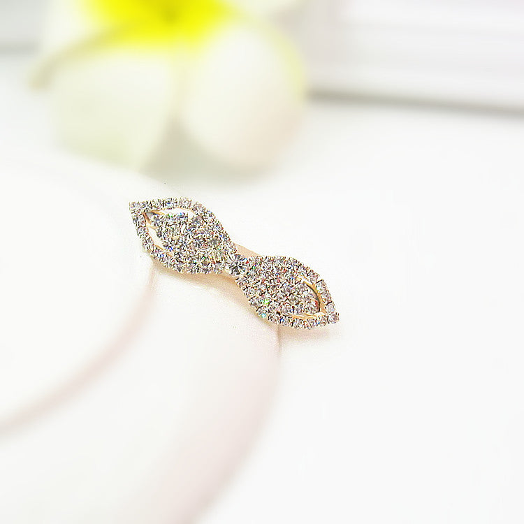 Hair Accessories Rhinestone Bangs Clip - Minihomy