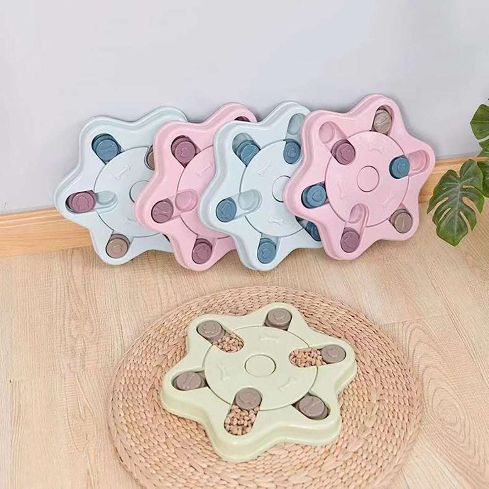 Dog Puzzle Toys Increase IQ Interactive Slow Dispensing Feeding Dog Training Games - Minihomy