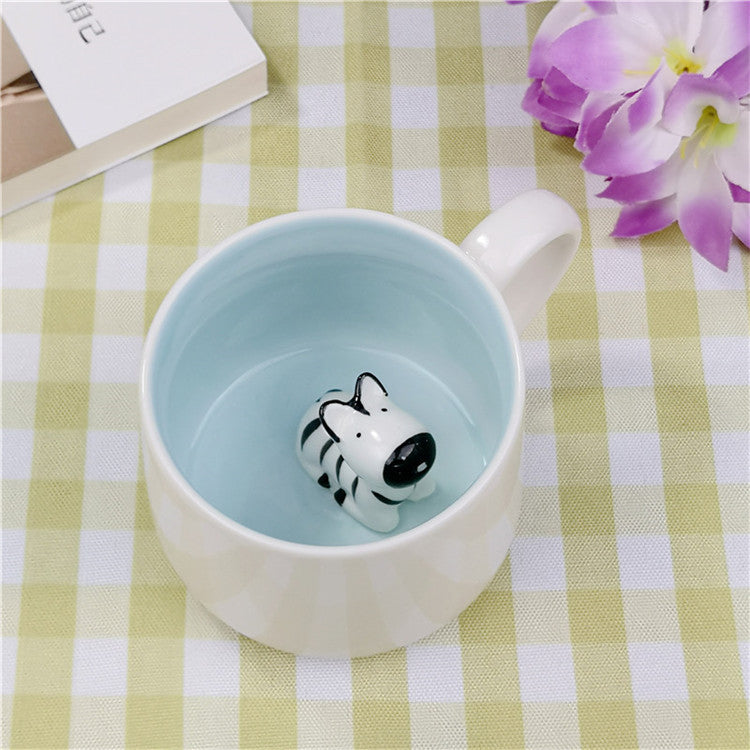 Animal cup in ceramic 3D cup - Minihomy