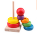 Children's educational wooden toys Rainbow Tower Jenga Stacks high - Minihomy