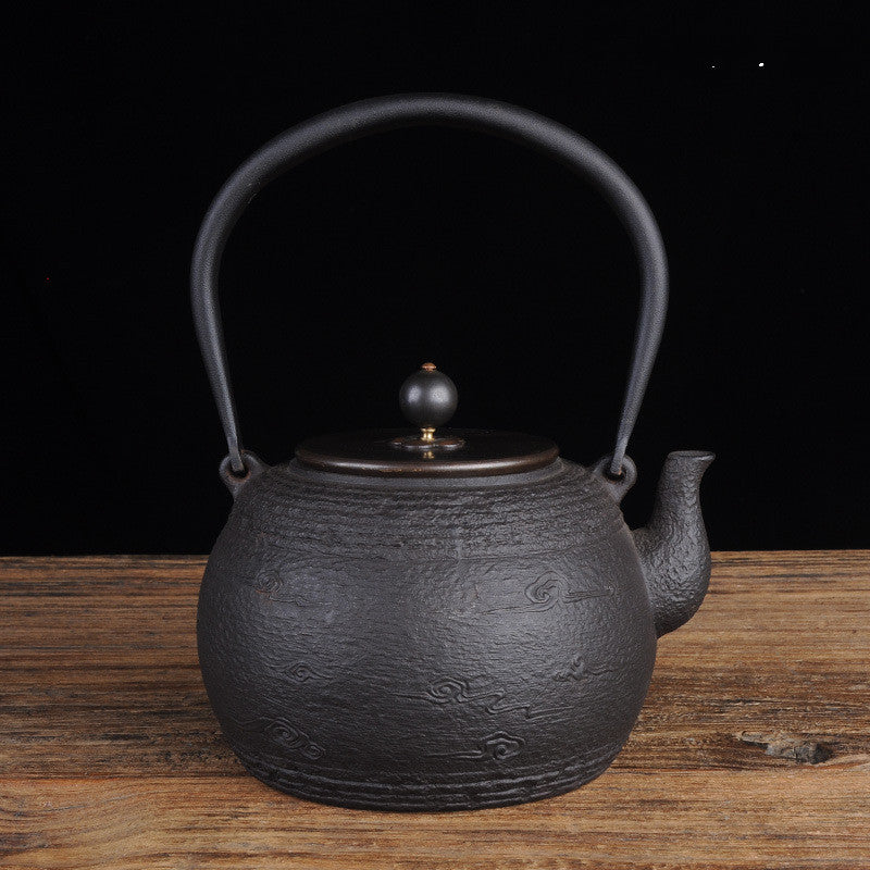 Tea boiling set with wax loss method