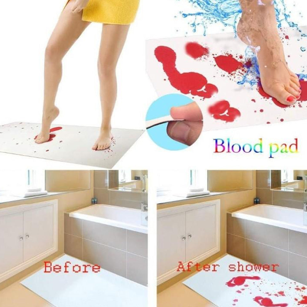 Color Changing Quality Doormat Blood Novelty Bathroom Mat - Minihomy