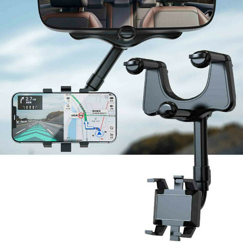 Car Rearview Mirror Swivel Navigation Bracket - Minihomy