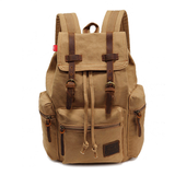 Men's Vintage Canvas Backpack - Minihomy