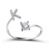 Adjustable 26 Initial Letter Ring Fashion Jewelry For Women - Minihomy