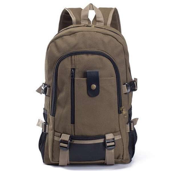 Men's Backpacks Canvas Backpack Student Bags - Minihomy