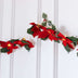 Led First Grade Christmas Lights With Red Flowers And Red Fruits For Home Decor - Minihomy