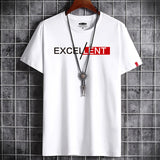 Cotton Summer Men's Short-sleeved T-shirt Bottoming Shirt Top Clothes For Men - Minihomy