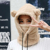 Bear Ears Scarf Hat - Minihomy