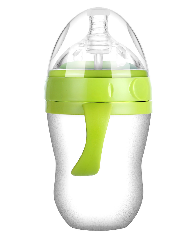 Baby's bottle with spoon - Minihomy