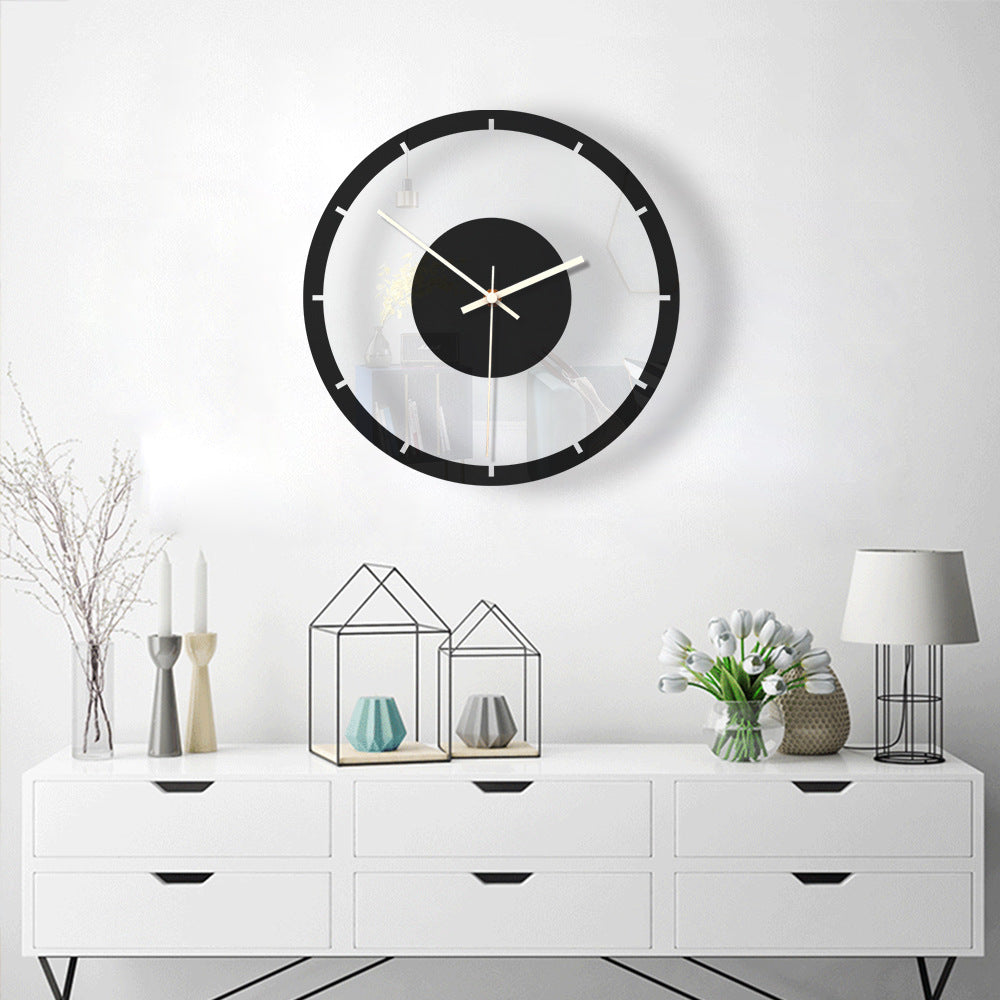 European minimalist creative home wall clock - Minihomy