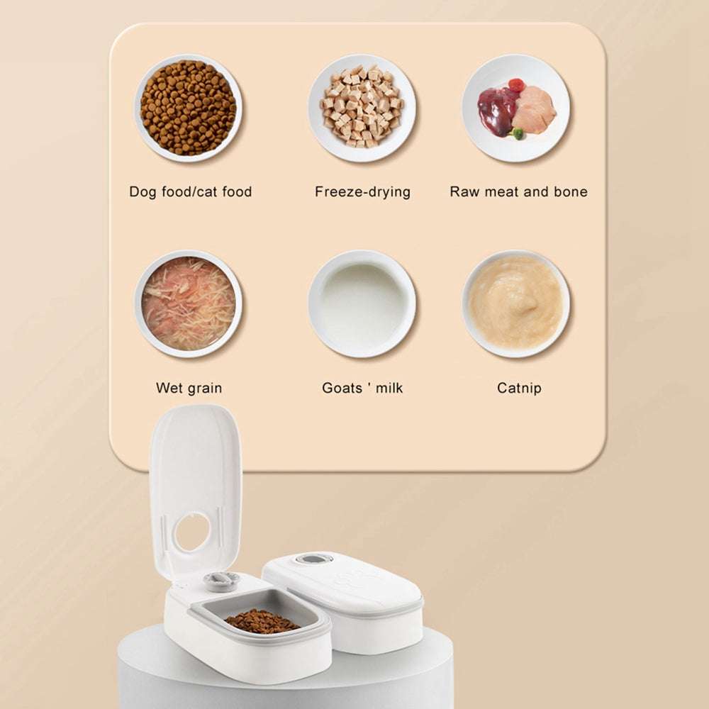 Automatic Pet Feeder Smart Food Dispenser For Cats Dogs - Minihomy