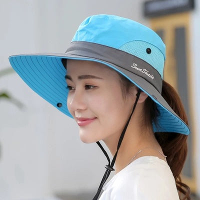 Outdoor sunshade hat couple fisherman's hat - Minihomy