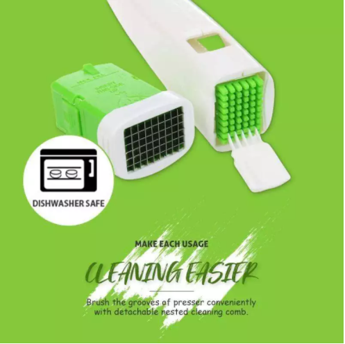 Multi-purpose Garlic Press Cube Garlic Cutter Magic Garlic Cube Cutter Presser Squeeze Garlic Cuber Press Chopper Slicer - Minihomy