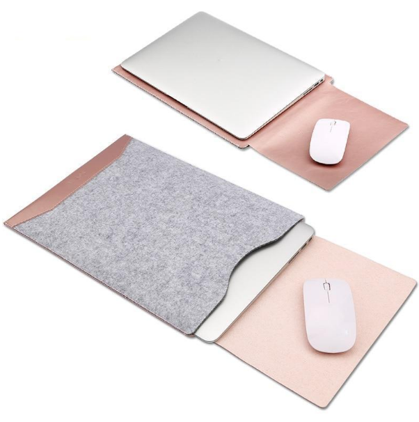 Minimalist Laptop Sleeve With Mousepad - Minihomy