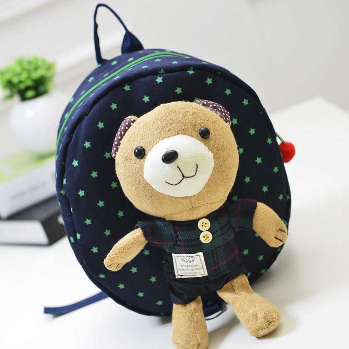 Cute Baby Backpack Anti-lost Bear Cartoon - Minihomy