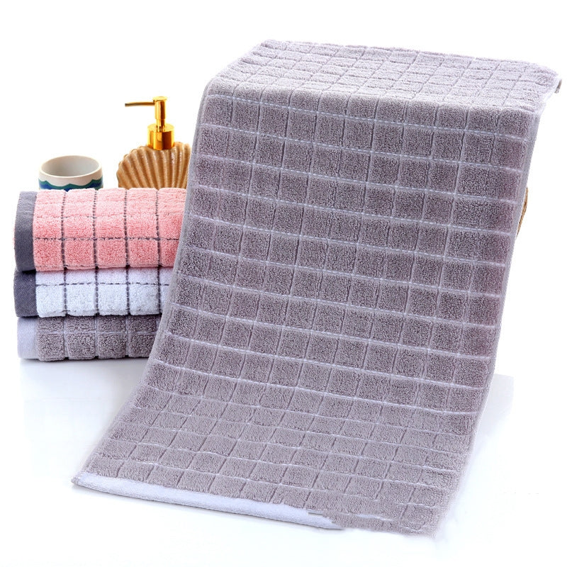 Jacquard checked towel - Minihomy