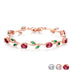 Plated crystal ladies bracelet - Minihomy