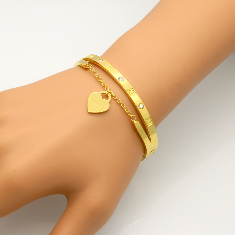 Heart shaped bracelet - Minihomy