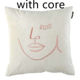 Pillow Sofa Cushion Back Pillow Case Core Waist Pillow - Minihomy