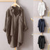 Cardigan with Double Pockets and Long Sleeves - Women's Fashion - Minihomy