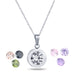 8 colors diamond titanium steel necklace - Minihomy