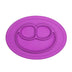 Children's meal pad with silicone smiling face plate - Minihomy