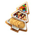 4Pcs Christmas Tree Ceramic Plates - Minihomy