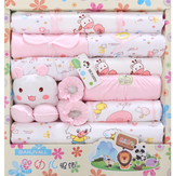 18 sets of baby clothes cotton newborn gift box autumn and winter child supplies - Minihomy