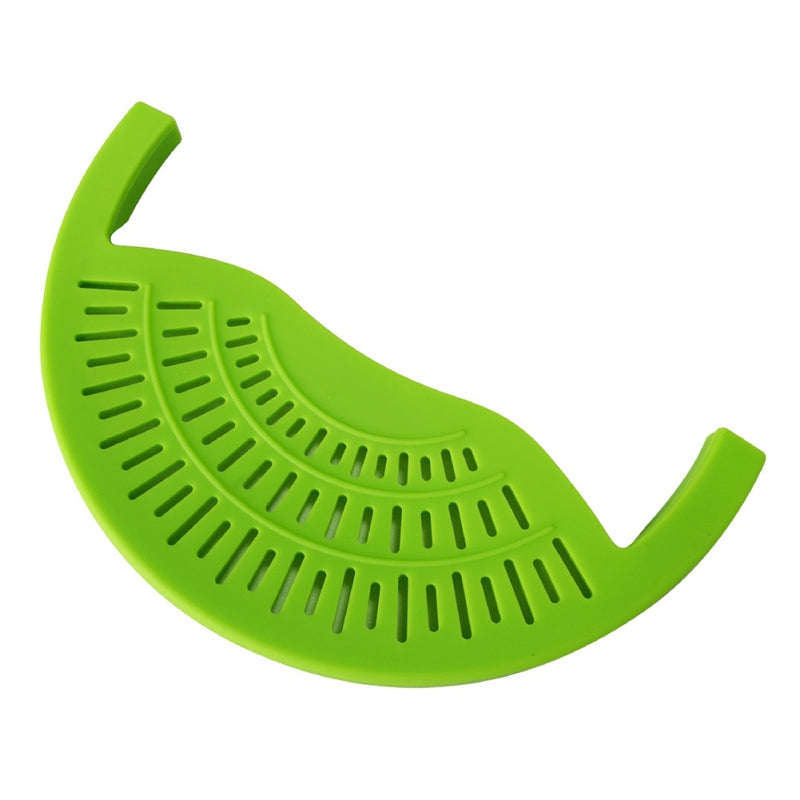 Food Oil Drainer Silicone Pot Pan Bowl Funnel Strainer - Minihomy